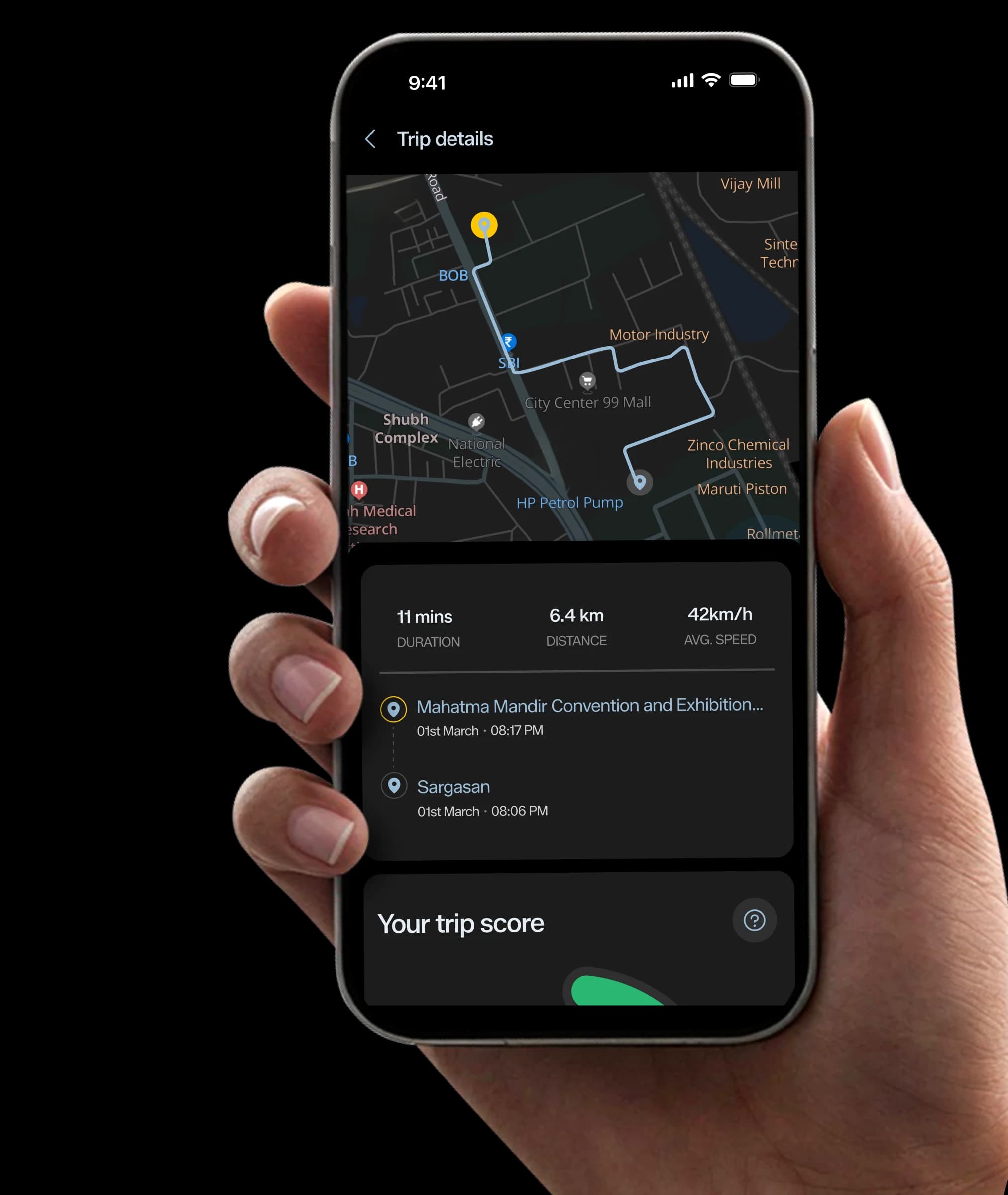 Full-Stack Navigation & Trip Data
